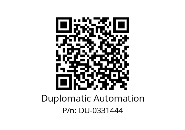   Duplomatic Automation DU-0331444