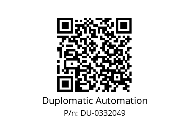   Duplomatic Automation DU-0332049