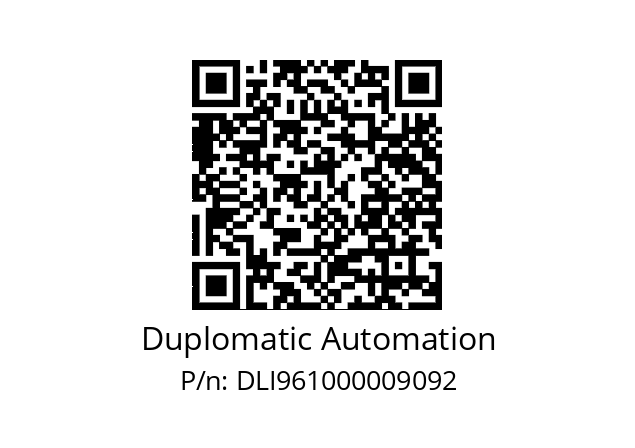   Duplomatic Automation DLI961000009092