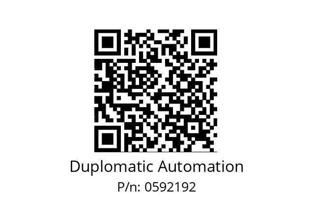   Duplomatic Automation 0592192