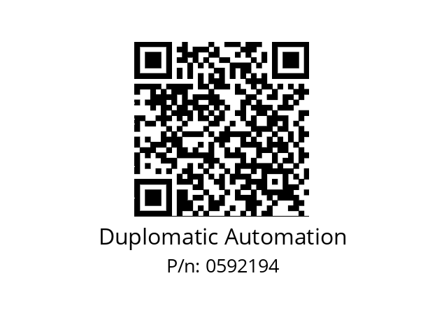   Duplomatic Automation 0592194