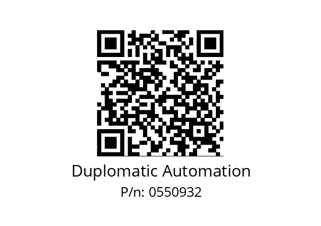   Duplomatic Automation 0550932