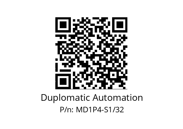   Duplomatic Automation MD1P4-S1/32