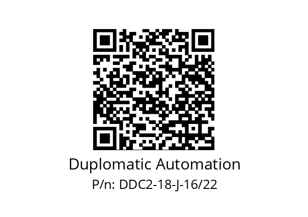   Duplomatic Automation DDC2-18-J-16/22