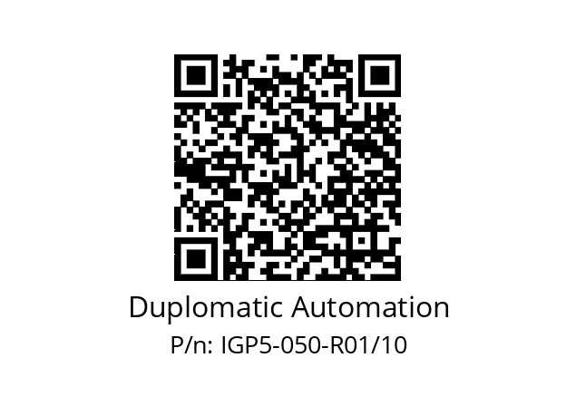   Duplomatic Automation IGP5-050-R01/10