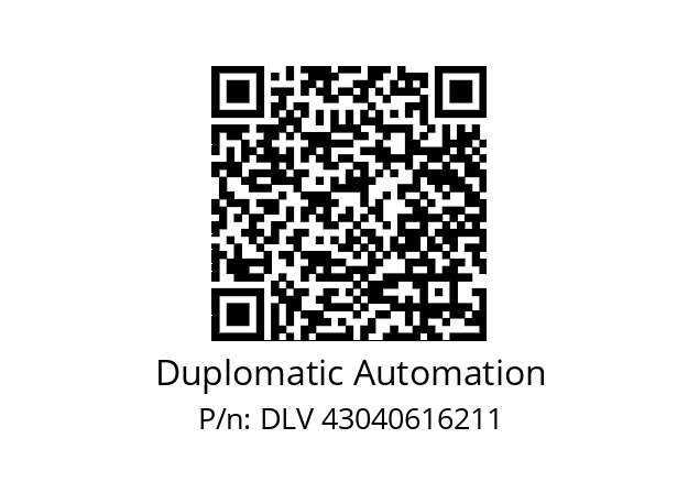   Duplomatic Automation DLV 43040616211