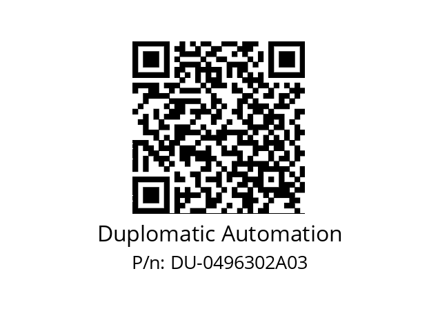   Duplomatic Automation DU-0496302A03