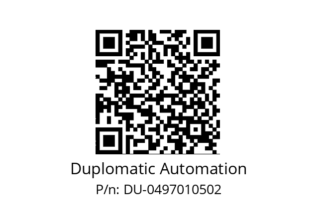   Duplomatic Automation DU-0497010502