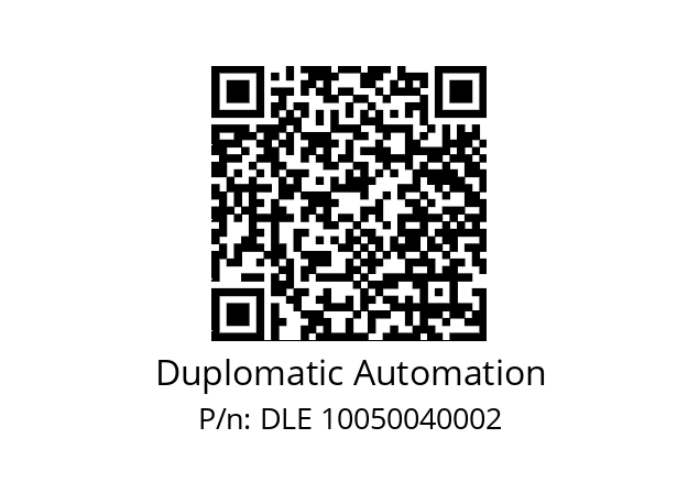   Duplomatic Automation DLE 10050040002