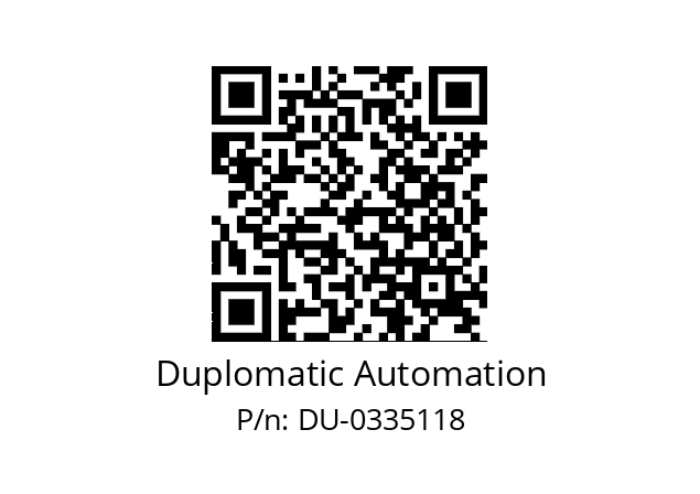   Duplomatic Automation DU-0335118