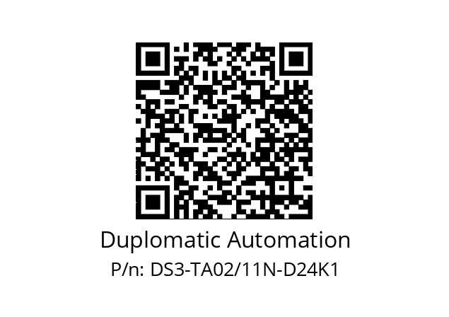   Duplomatic Automation DS3-TA02/11N-D24K1