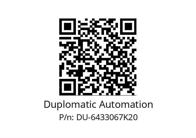   Duplomatic Automation DU-6433067K20