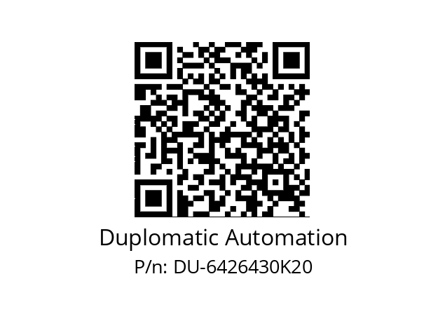   Duplomatic Automation DU-6426430K20