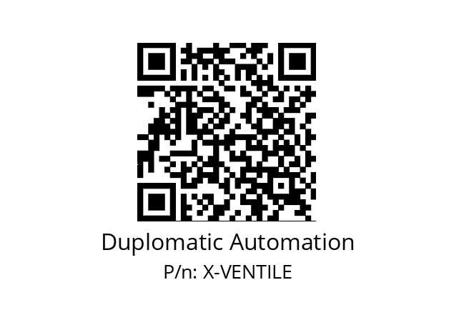   Duplomatic Automation X-VENTILE