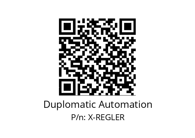   Duplomatic Automation X-REGLER