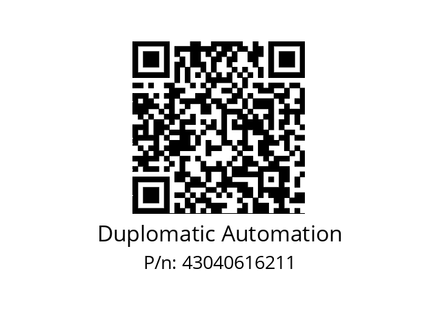   Duplomatic Automation 43040616211