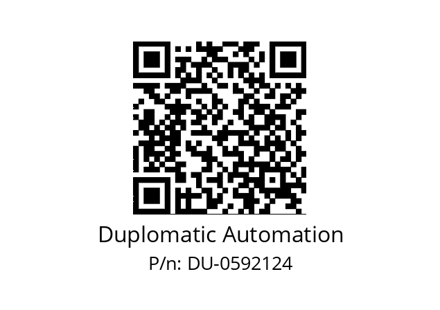   Duplomatic Automation DU-0592124