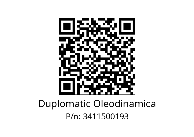   Duplomatic Oleodinamica 3411500193