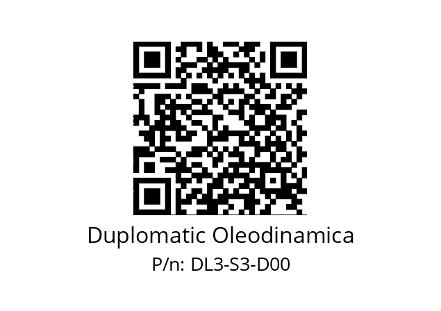   Duplomatic Oleodinamica DL3-S3-D00