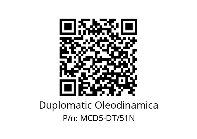   Duplomatic Oleodinamica MCD5-DT/51N