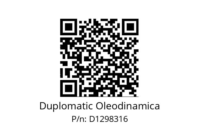   Duplomatic Oleodinamica D1298316