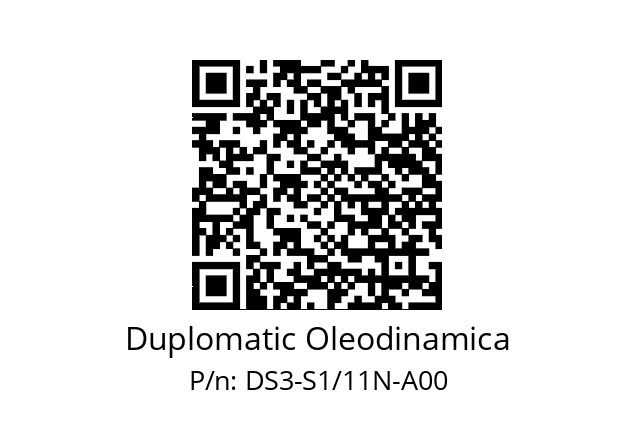   Duplomatic Oleodinamica DS3-S1/11N-A00