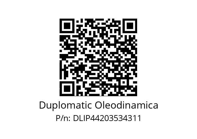   Duplomatic Oleodinamica DLIP44203534311