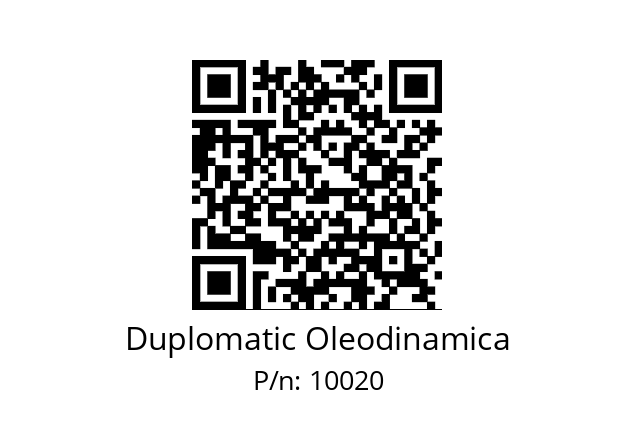   Duplomatic Oleodinamica 10020