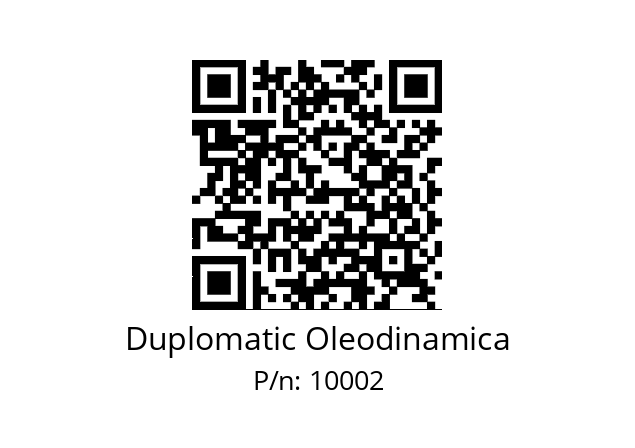   Duplomatic Oleodinamica 10002