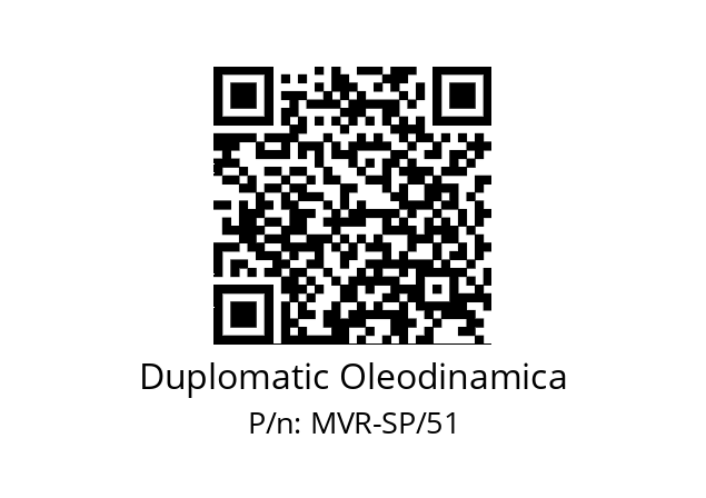   Duplomatic Oleodinamica MVR-SP/51