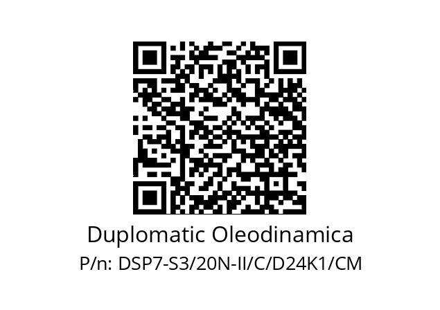   Duplomatic Oleodinamica DSP7-S3/20N-II/C/D24K1/CM