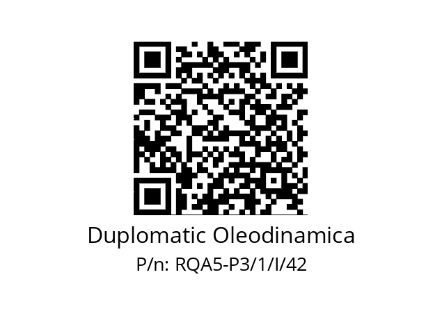   Duplomatic Oleodinamica RQA5-P3/1/I/42