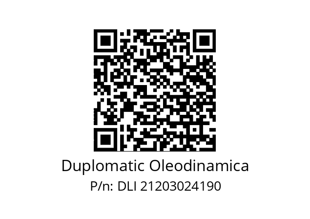   Duplomatic Oleodinamica DLI 21203024190