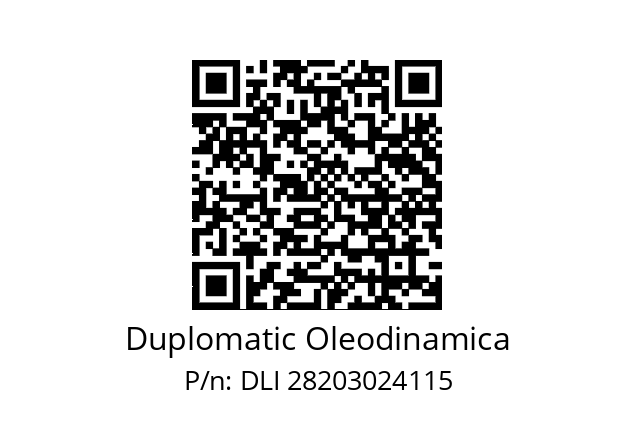   Duplomatic Oleodinamica DLI 28203024115