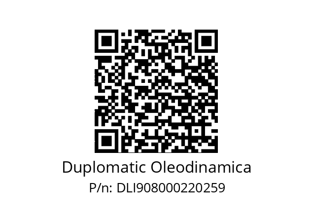   Duplomatic Oleodinamica DLI908000220259