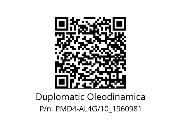   Duplomatic Oleodinamica PMD4-AL4G/10_1960981