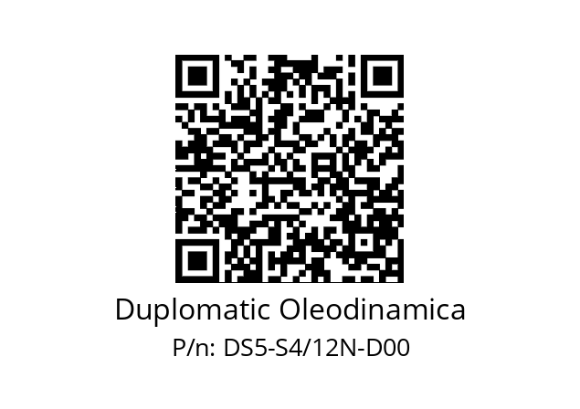   Duplomatic Oleodinamica DS5-S4/12N-D00