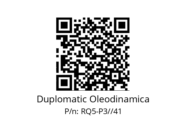   Duplomatic Oleodinamica RQ5-P3//41