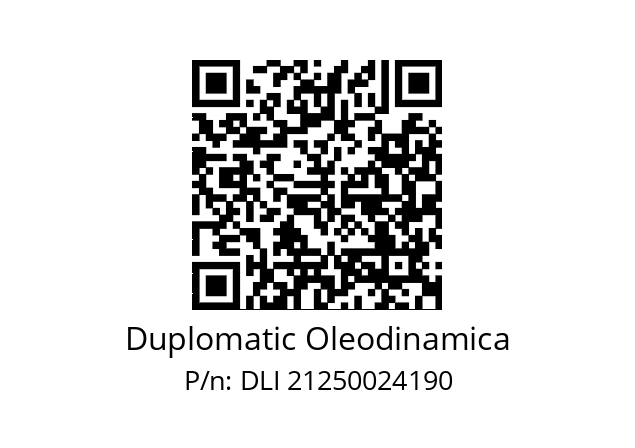   Duplomatic Oleodinamica DLI 21250024190