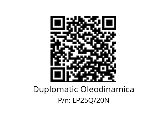   Duplomatic Oleodinamica LP25Q/20N