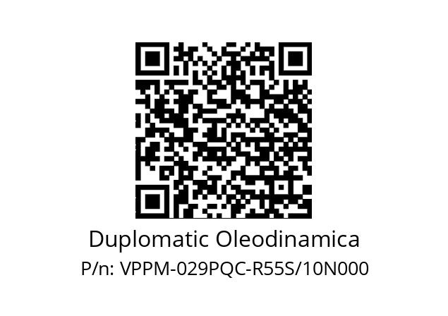   Duplomatic Oleodinamica VPPM-029PQC-R55S/10N000