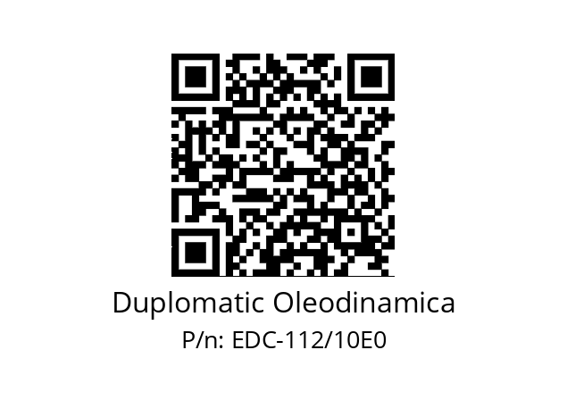   Duplomatic Oleodinamica EDC-112/10E0