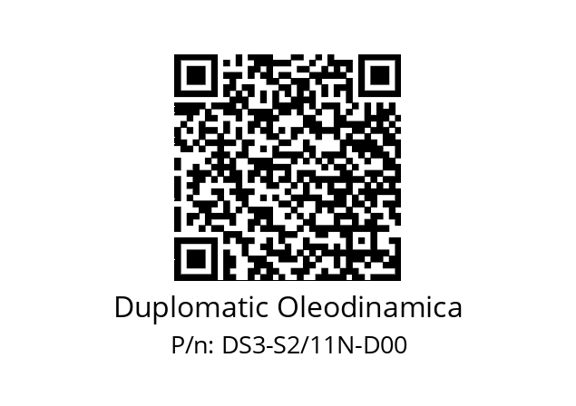   Duplomatic Oleodinamica DS3-S2/11N-D00