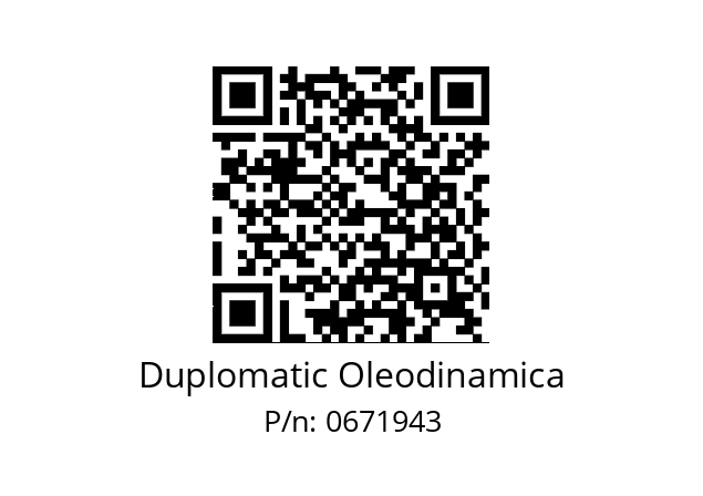   Duplomatic Oleodinamica 0671943