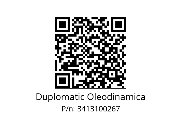   Duplomatic Oleodinamica 3413100267