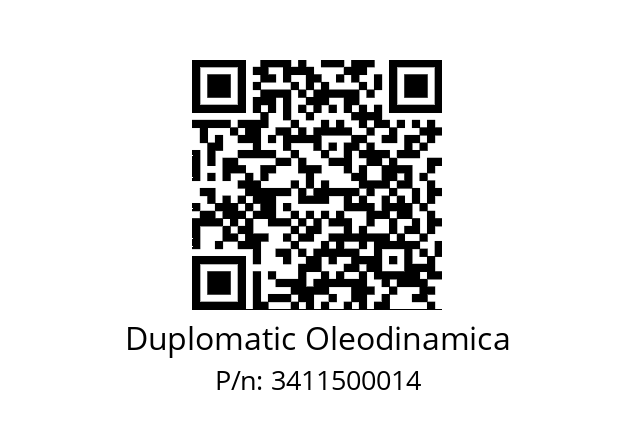   Duplomatic Oleodinamica 3411500014