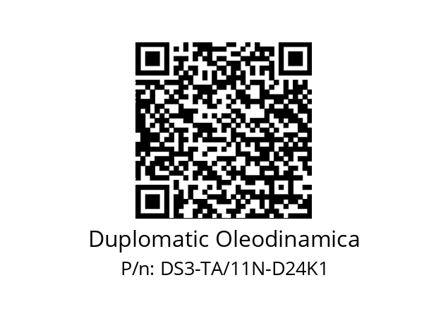   Duplomatic Oleodinamica DS3-TA/11N-D24K1