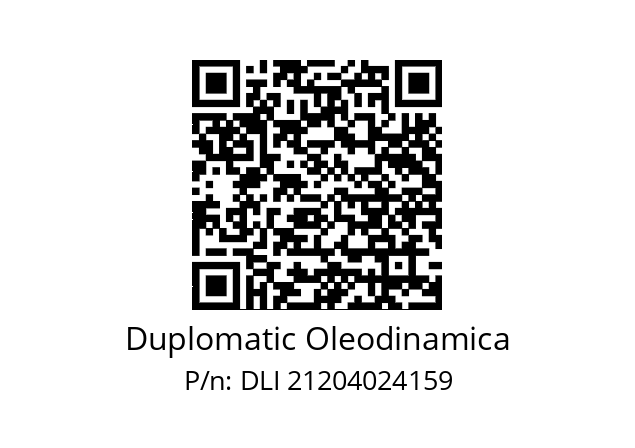   Duplomatic Oleodinamica DLI 21204024159