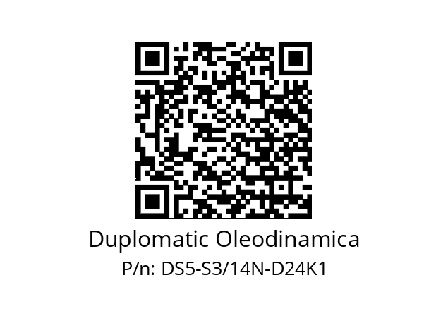   Duplomatic Oleodinamica DS5-S3/14N-D24K1