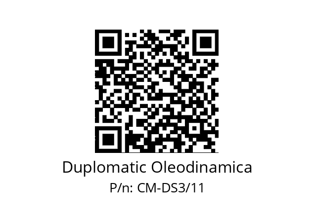   Duplomatic Oleodinamica CM-DS3/11